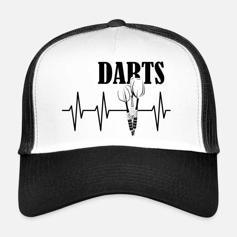 Fléchettes, pouls, battement de coeur, fléchette, symbole, flèches, flèche Casquette trucker 