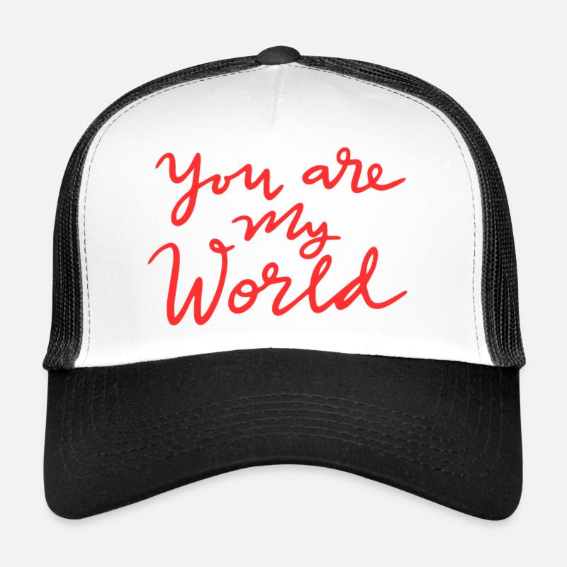 Tu es mon monde Casquette trucker 