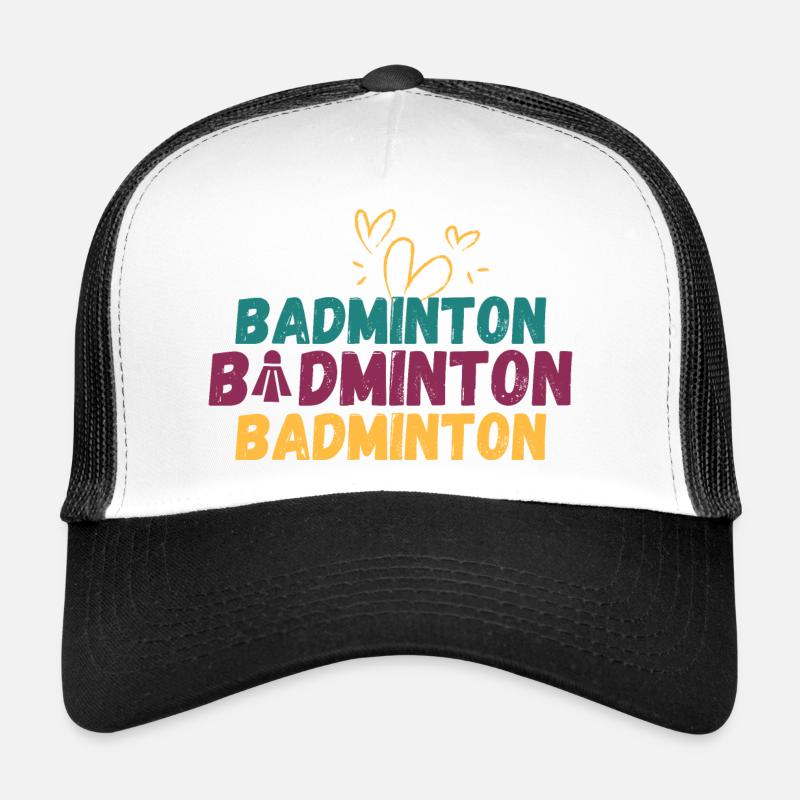 Badminton Badminton Badminton - Trucker Cap - white/black