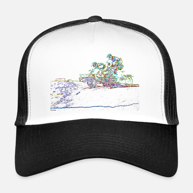 bmx - Trucker cap - hvid/sort
