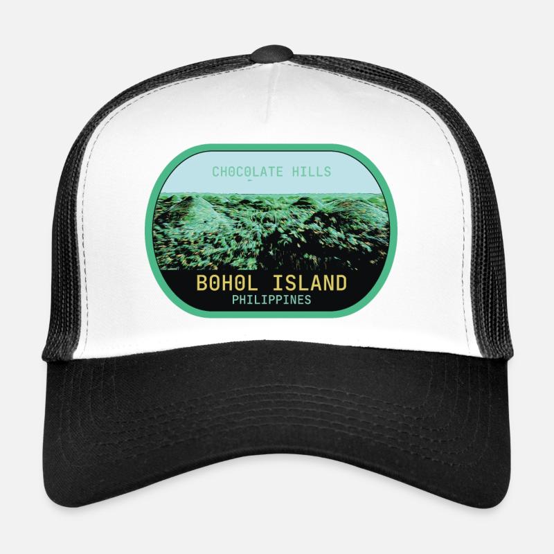 Die Chocolate Hills in Bohol, Philippinen Trucker Cap