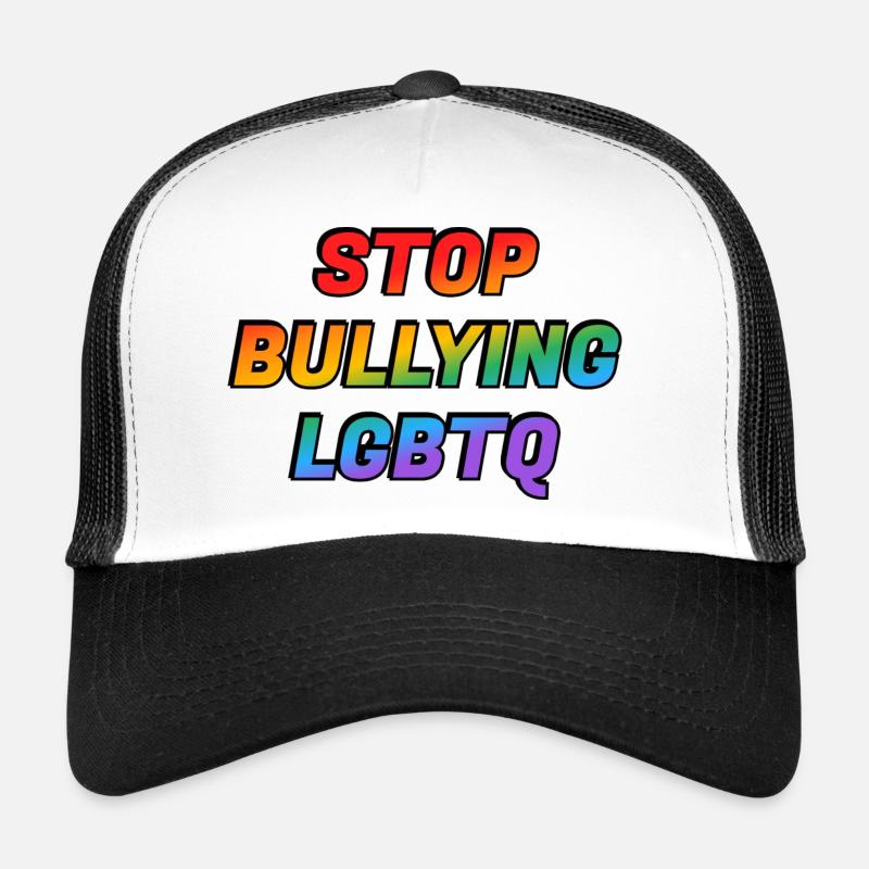 Arrêtez d’intimider les LGBTQ Casquette trucker 