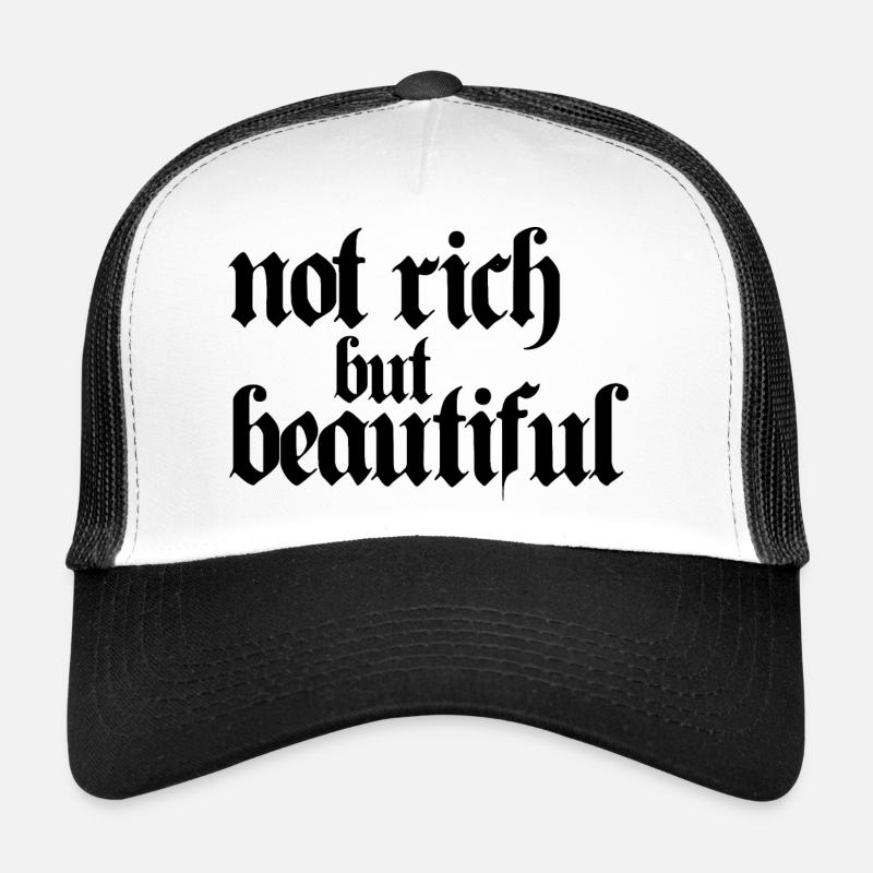 Pas riche mais belle Casquette trucker 
