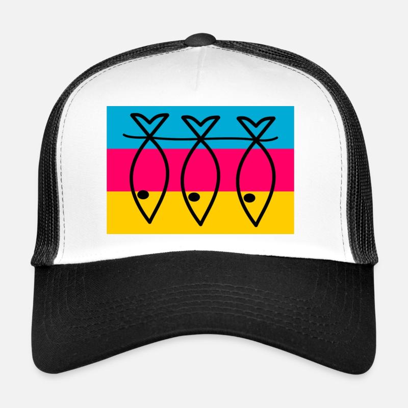 POISSON. SARDINE. POISSON D'AVRIL. MER. OCÉAN Casquette trucker 