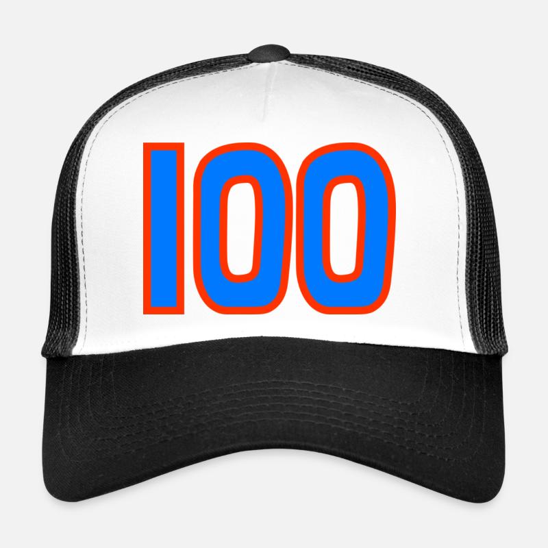 100. 100 ANS. 100e ANNIVERSAIRE. ANNIVERSAIRE 100 Casquette trucker 