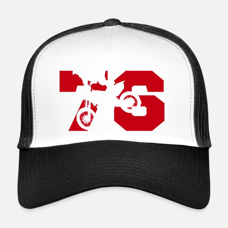 Moto 76 motard Casquette trucker 