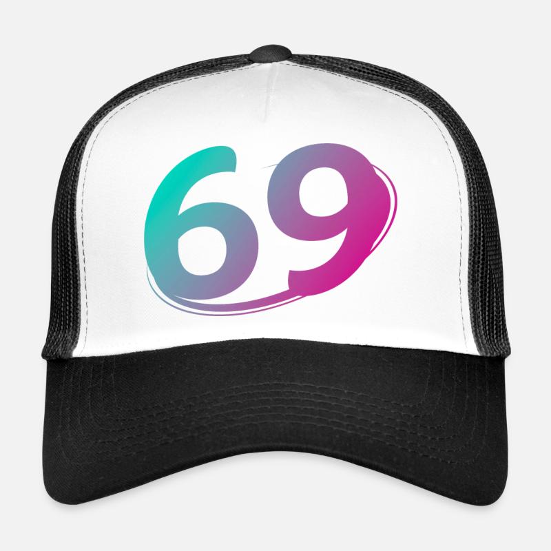 Nummer 69 mehrfarbig Trucker Cap