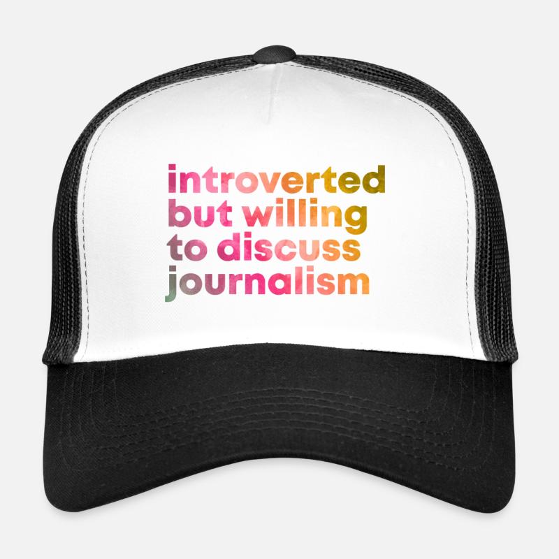 journaliste Casquette trucker 