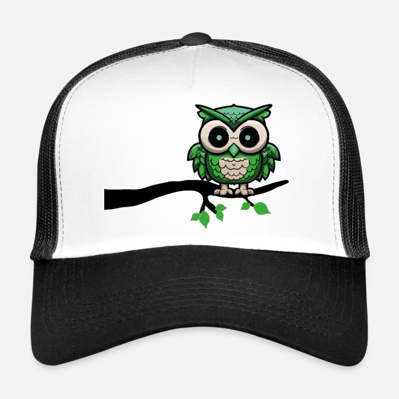 eule owl nachteule Trucker Cap