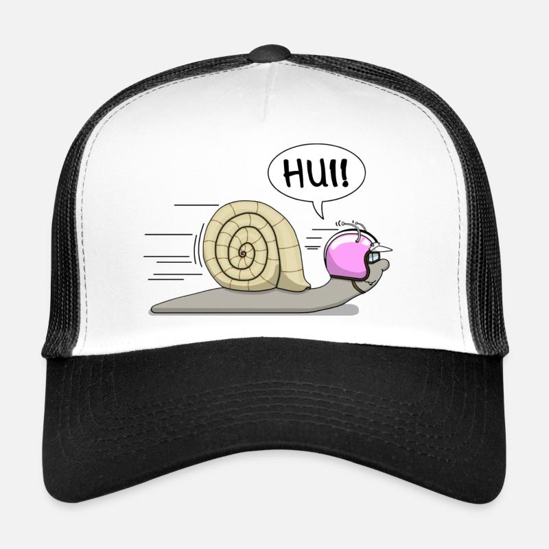 Escargot de course - maintenant aussi en rose Casquette trucker 