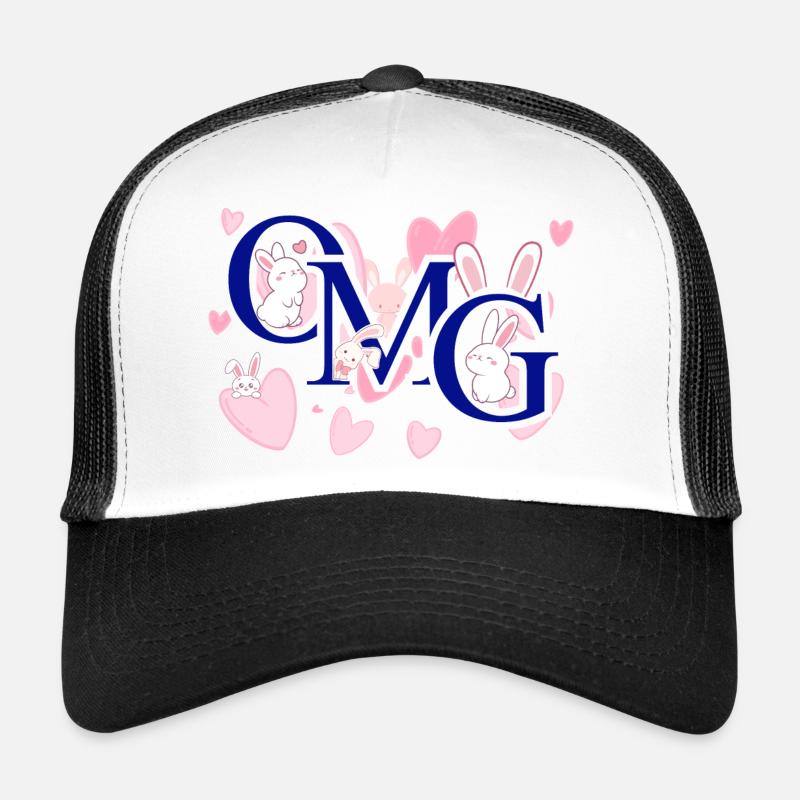 Omg pink - Trucker Cap - white/black