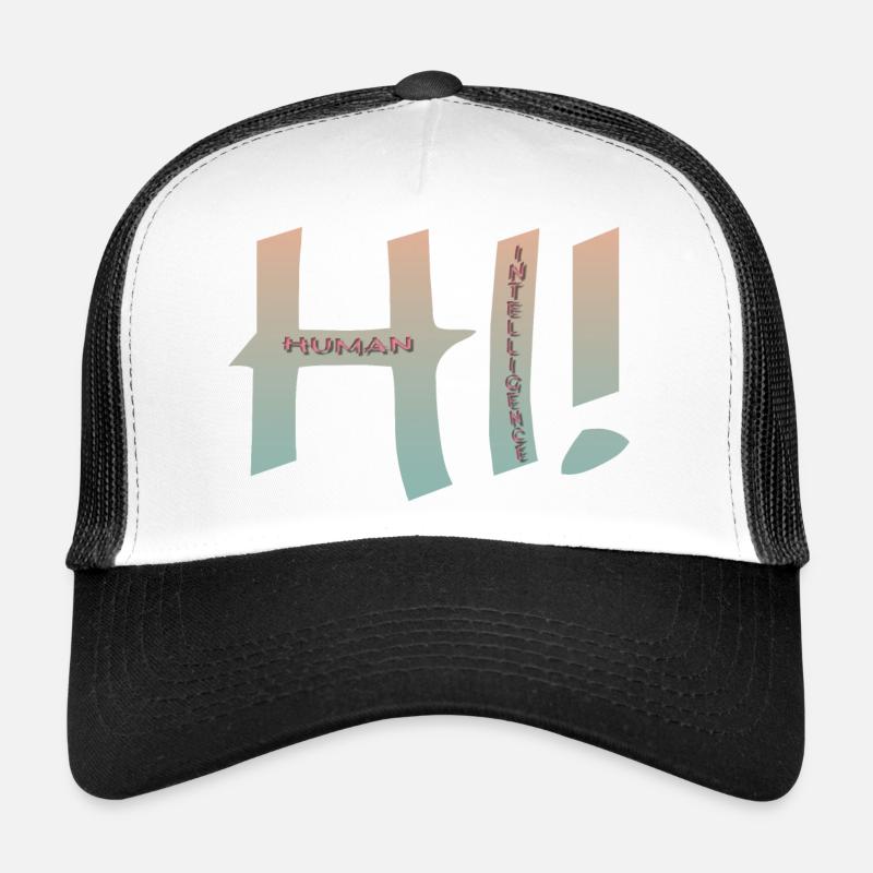 SALUT INTELLIGENCE HUMAINE Casquette trucker 