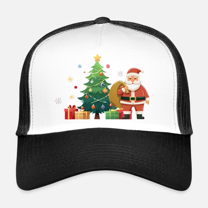 Weihnachten - Weihnachtsmann und Weihnachtsbaum Trucker Cap