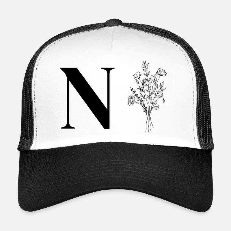 Lette n fleurs minimalistes Casquette trucker 