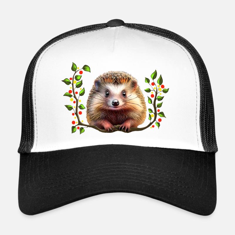 Christmas Festive Hedgehog Trucker Cap