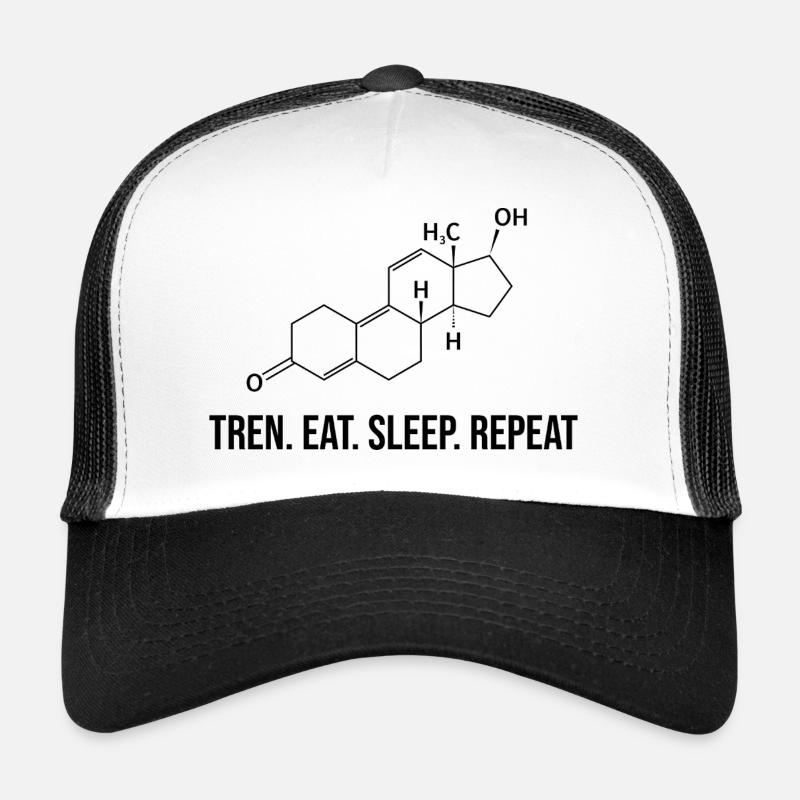 Tren. Manger. Dormir. Répéter Casquette trucker 