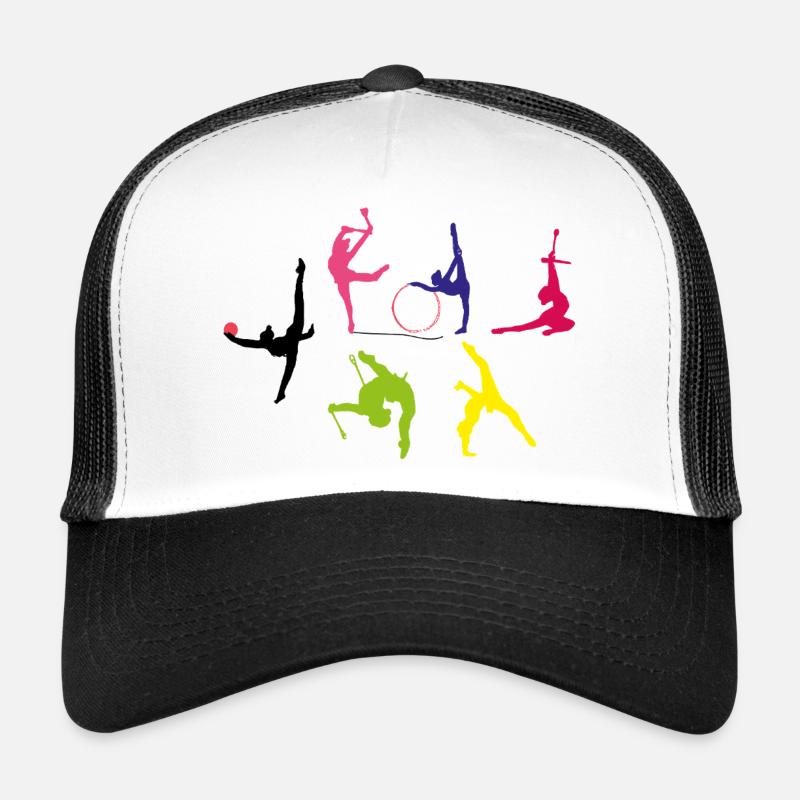 Rytmisk gymnastik - Trucker cap - hvid/sort