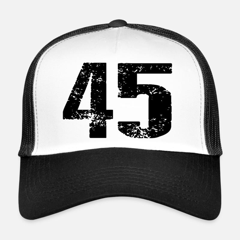 Justaucorps à 45 chiffres Casquette trucker 