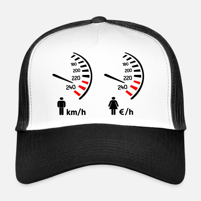 compteur de vitesse km/h et compteur de dépense  Casquette trucker 