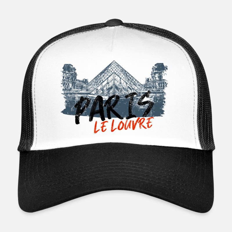 Design Inspiration Louvre Pyramid Paris Trucker Cap