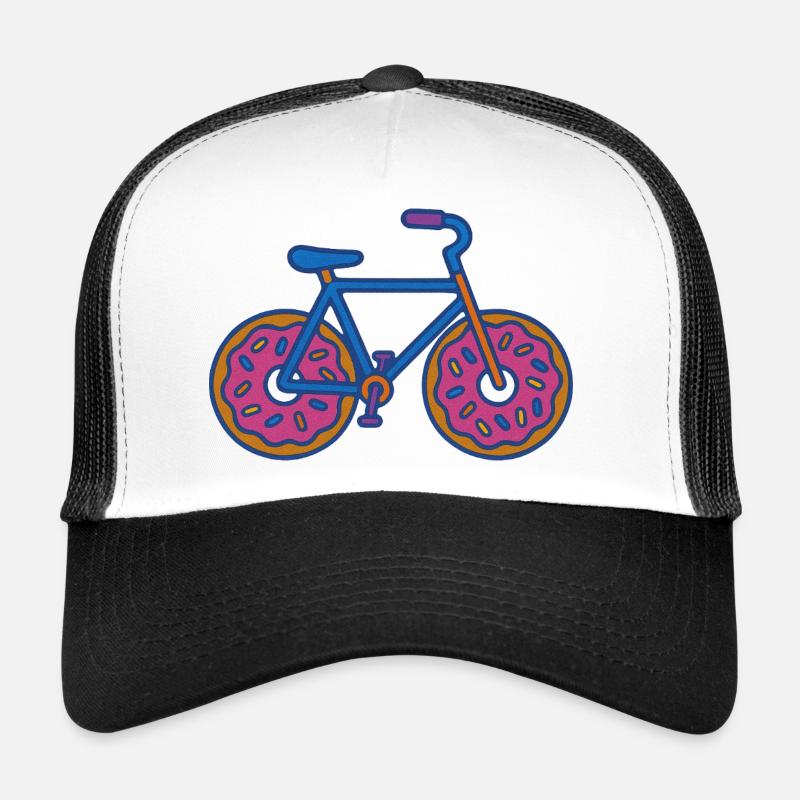 Donut Roues Vélo Pop Art Casquette trucker 