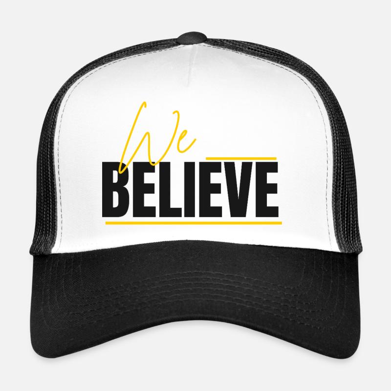 We Believe Schriftzug Trucker Cap