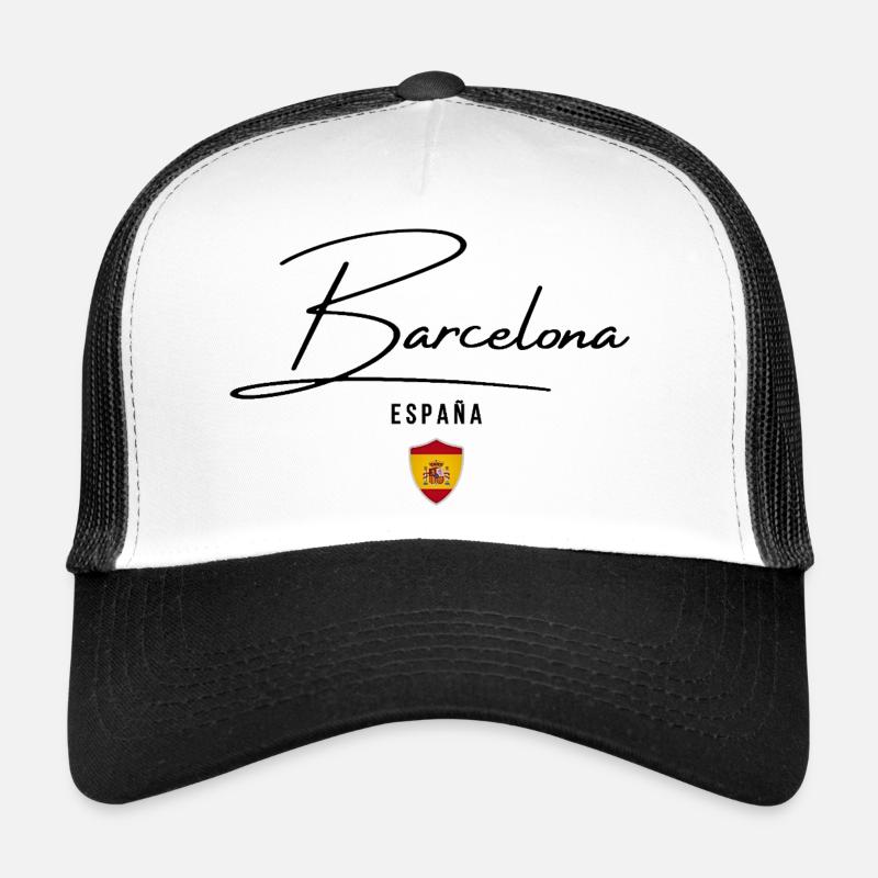 Design élégant Barcelone, j’adore Barcelone Casquette trucker 
