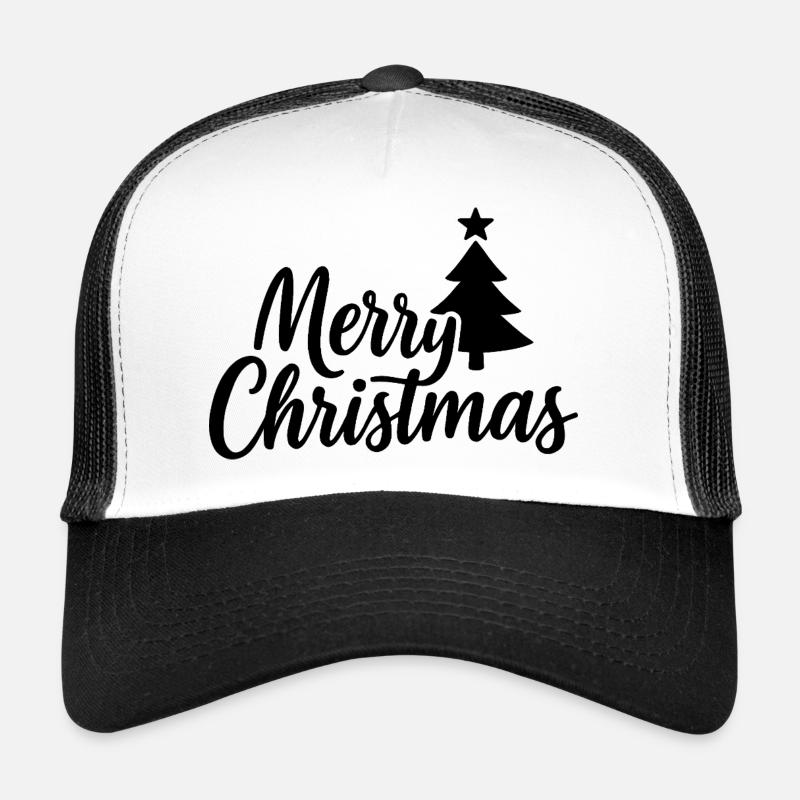 Merry Christmas mit festlichem Weihnachtsbaum Trucker Cap