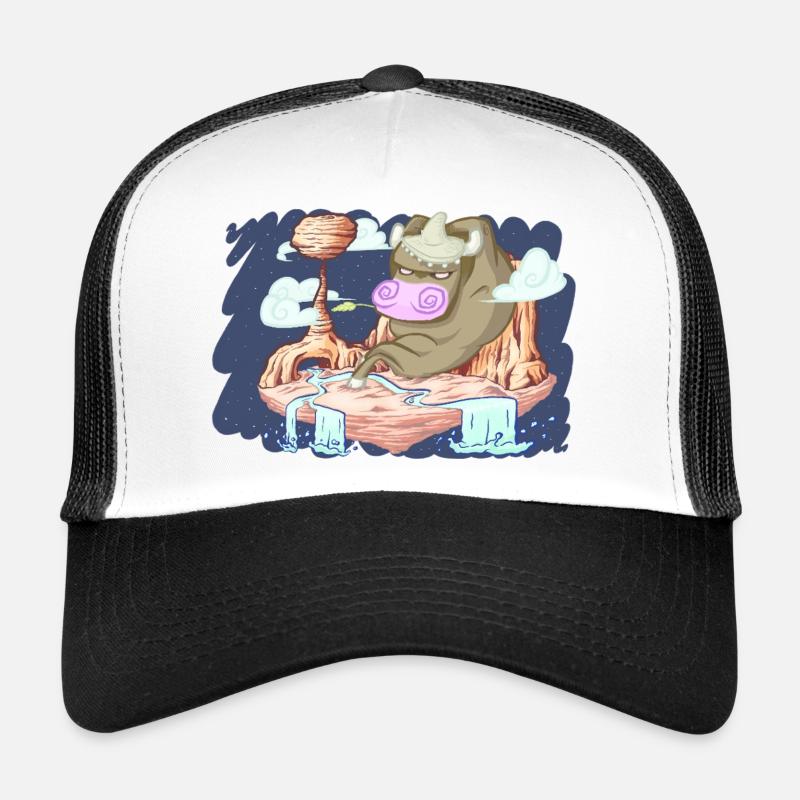 Mexicow - Casquette trucker - blanc/noir