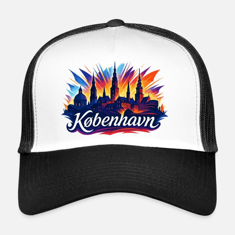 Copenhagen Capital Denmark Cool Gift Trucker Cap