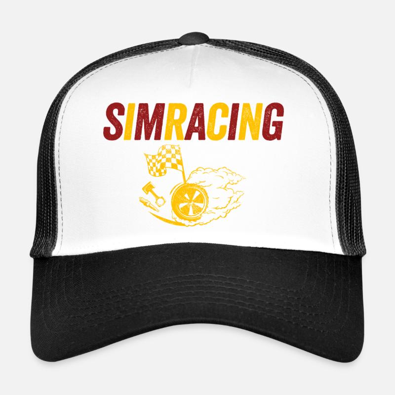 Emblème de la vague de chaleur SimRacing Casquette trucker 