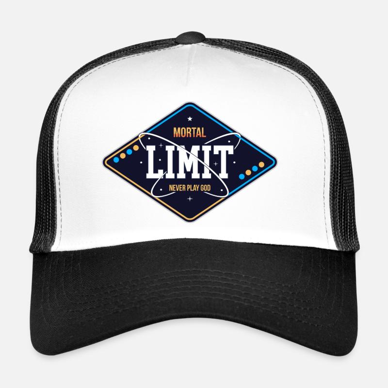 MORTAL LIMIT NEVER PLAY GOD - Trucker Cap - white/black