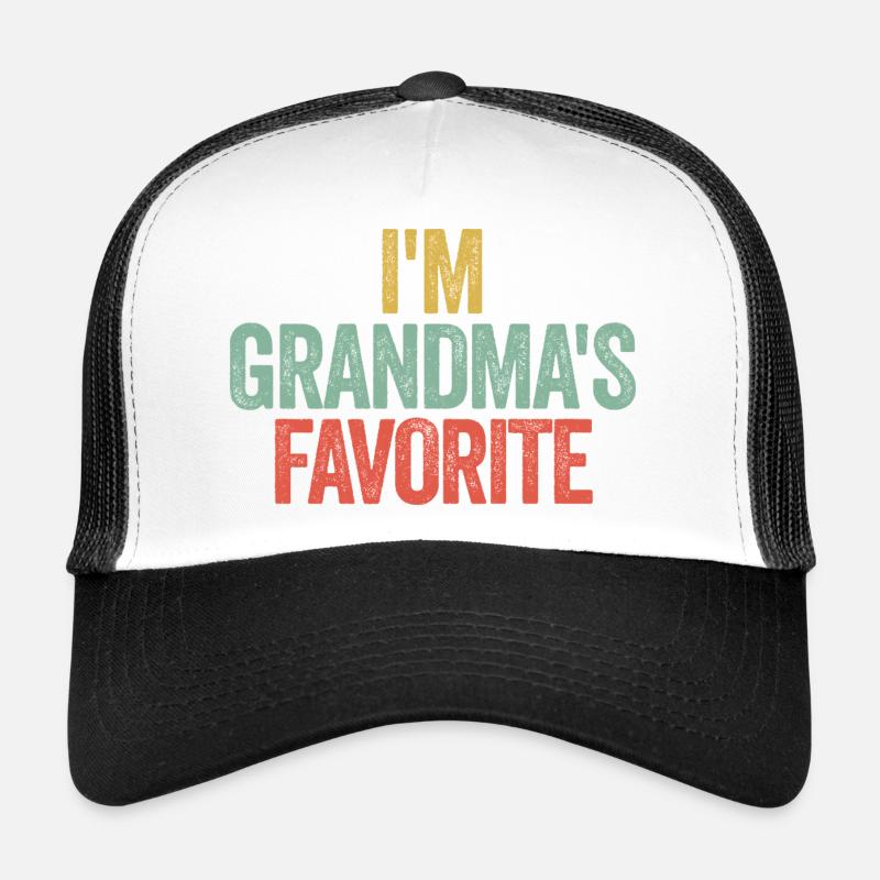 Lieblingsenkelkind Lustig Ich bin Omas Liebling Trucker Cap