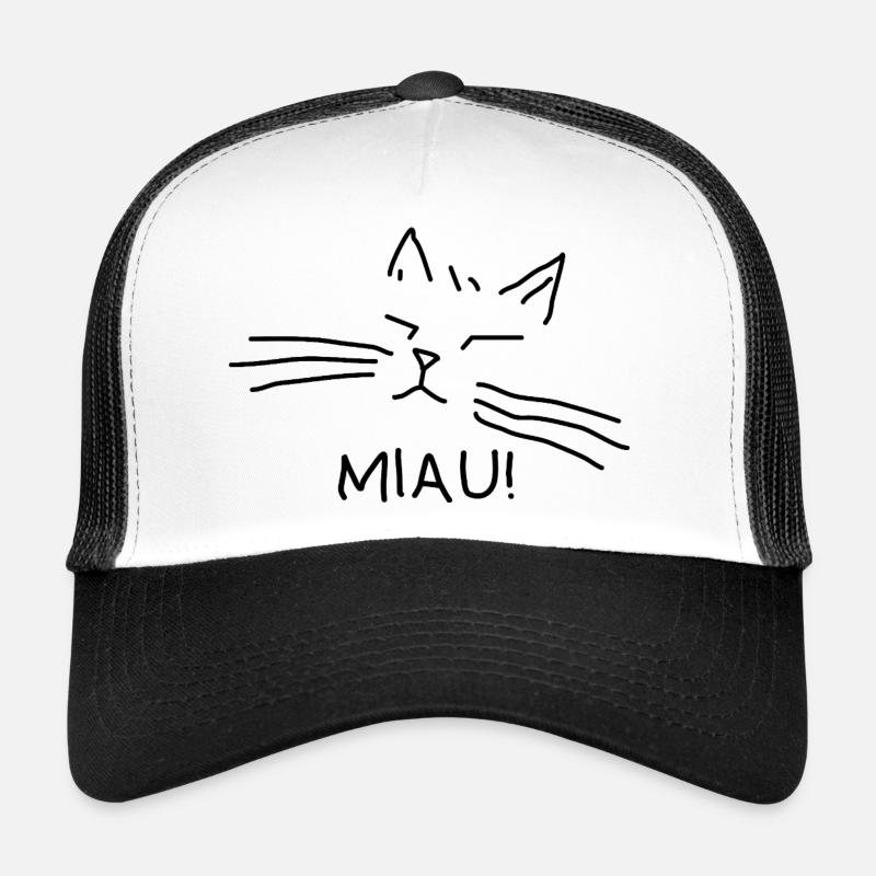 Propriétaire de chat Miaulement de chat Casquette trucker 
