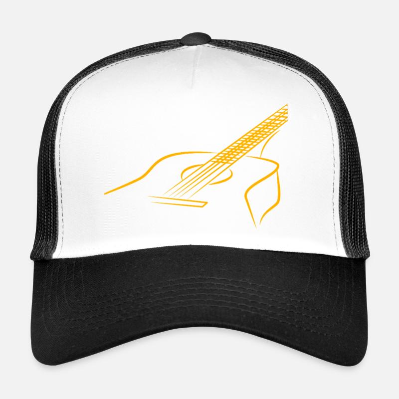 Guitar Rock and Roll Trucker Cap