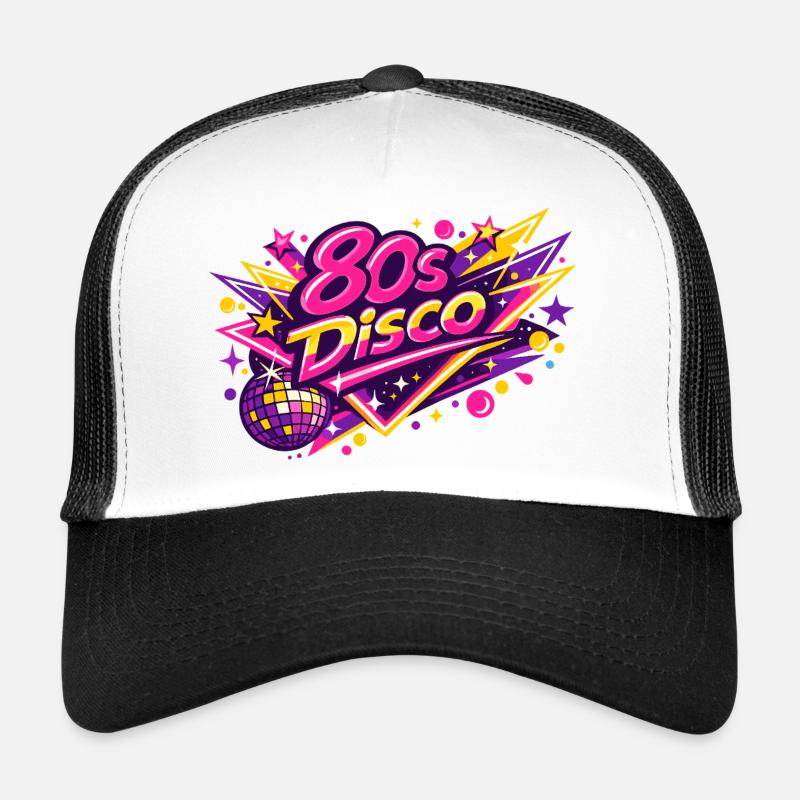 80s Disco Neon Fusion Trucker Cap