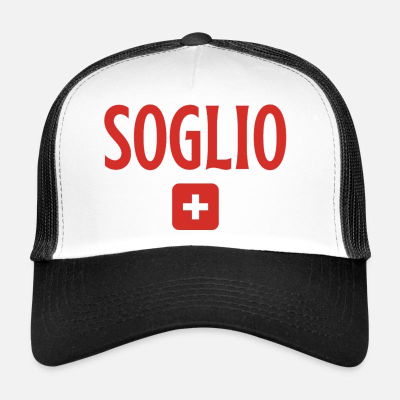 Drapeau suisse de Soglio Casquette trucker 