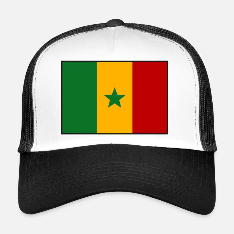 drapeau du Sénégal Casquette trucker 
