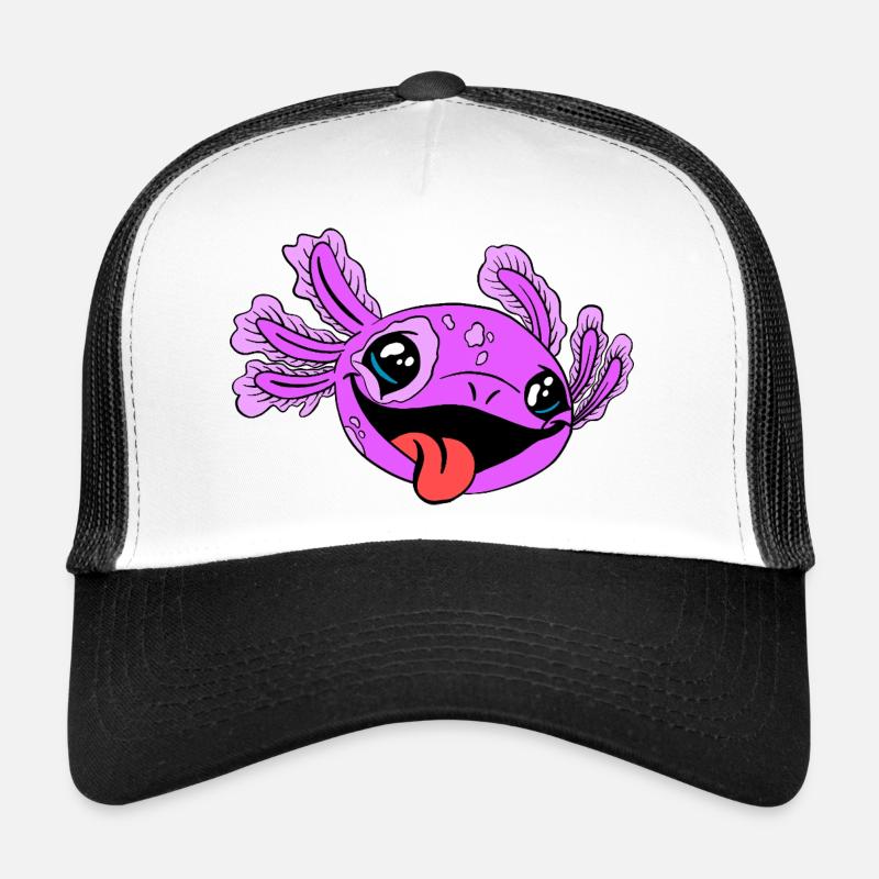 Frecher Axolotl mit Zunge Trucker Cap
