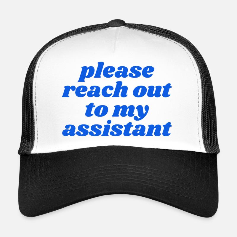Merci de contacter mon assistant Casquette trucker 