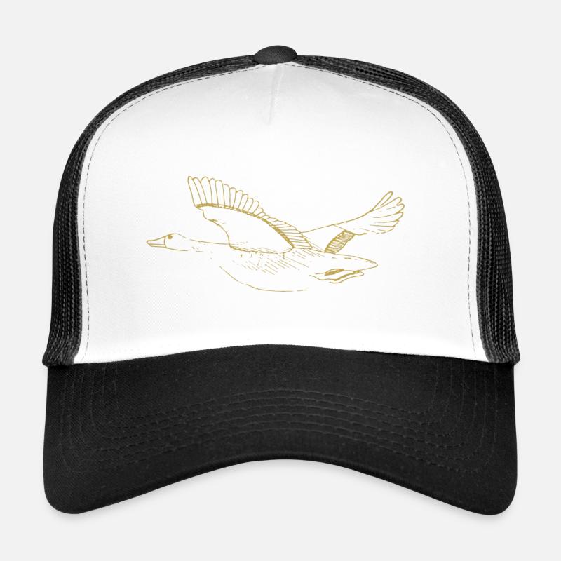 Illustrierte Designs mit Gans Trucker Cap