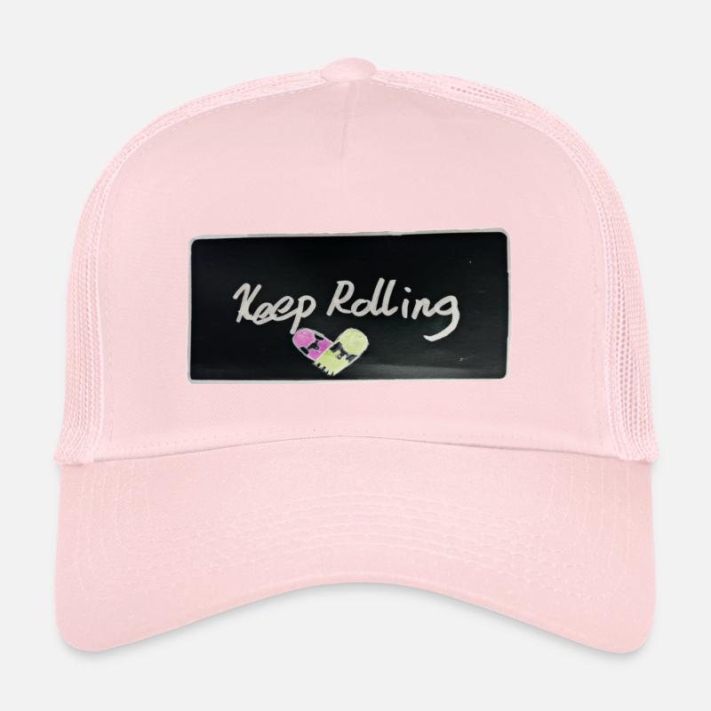 Keep rolling black Trucker Cap