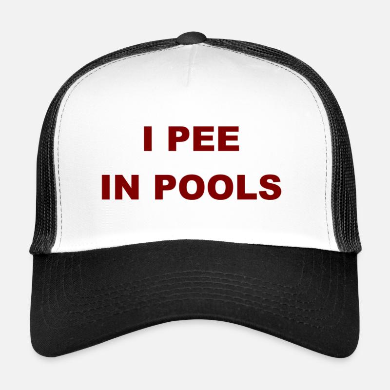 POOL - Trucker Cap - Weiß/Schwarz