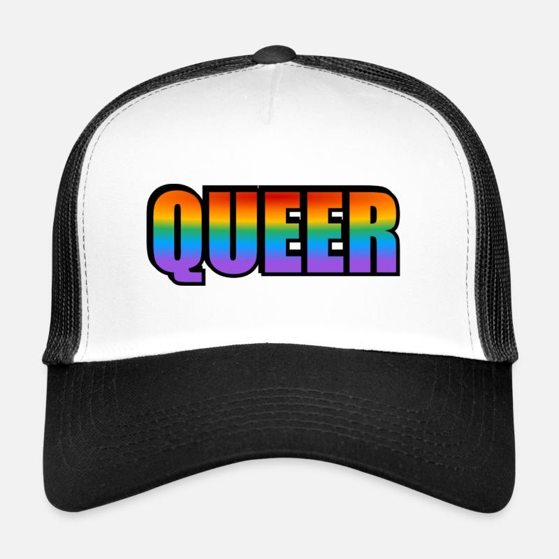 Queer LGBTQ Pride Regenbogen Trucker Cap
