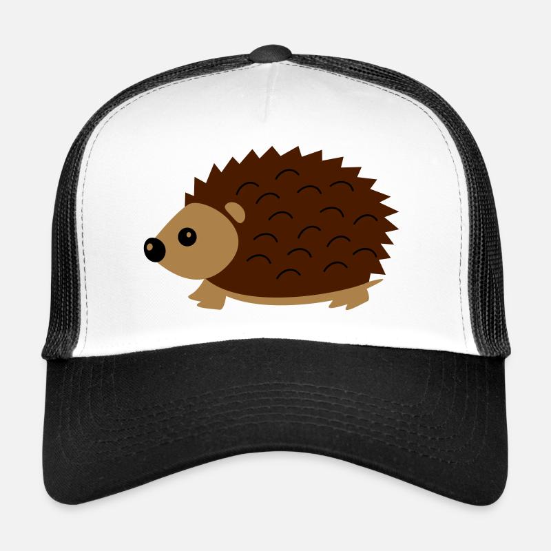 Igel - Trucker Cap - Weiß/Schwarz