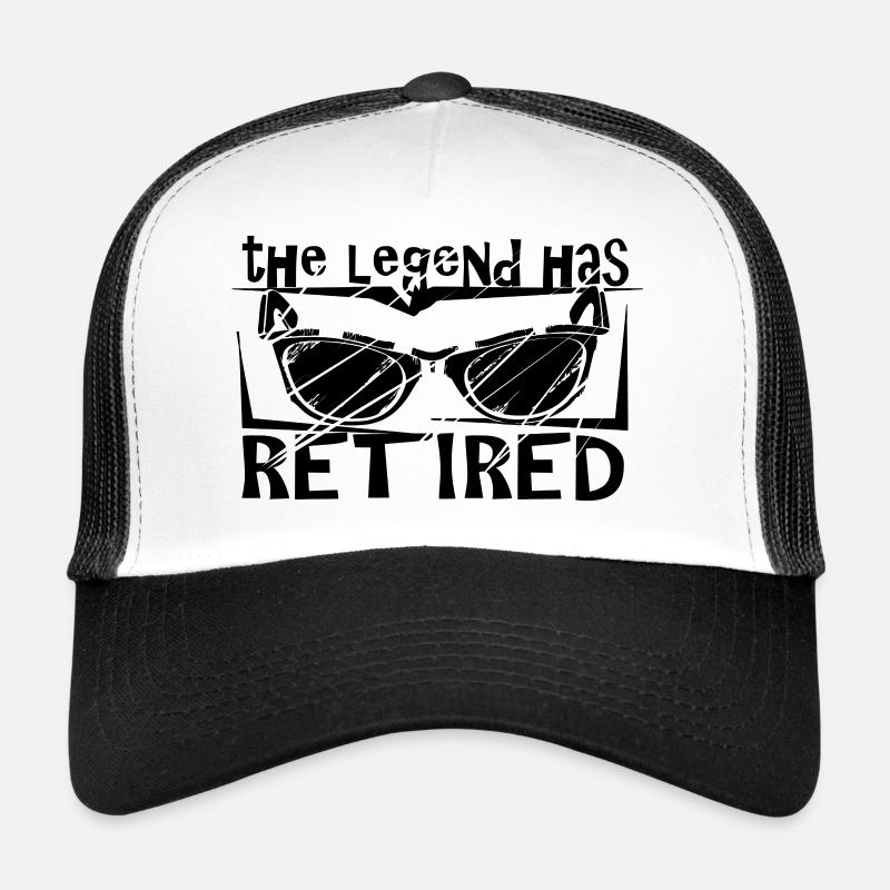 La légende a pris sa retraite Casquette trucker 