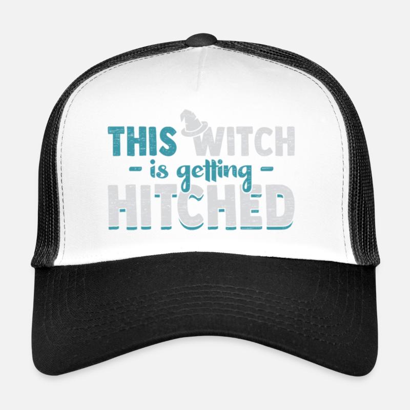 This Witch Is Getting Hitched Halloween Casquette trucker 