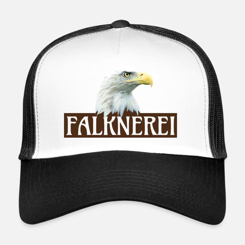 Fauconnerie, aigle, transparent Casquette trucker 