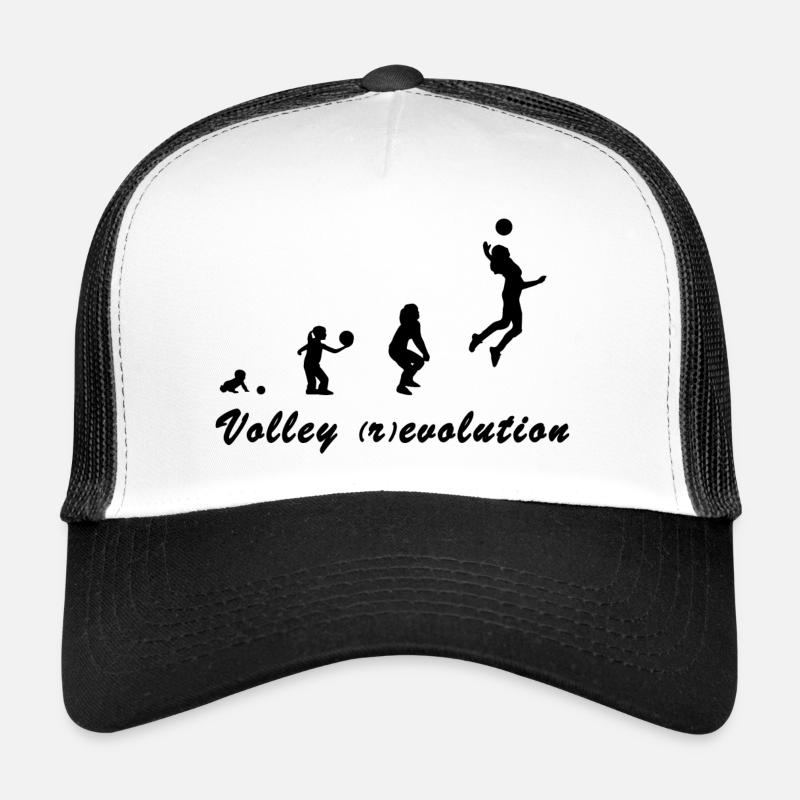 Volley (r) Entwicklung - Trucker Cap - Weiß/Schwarz