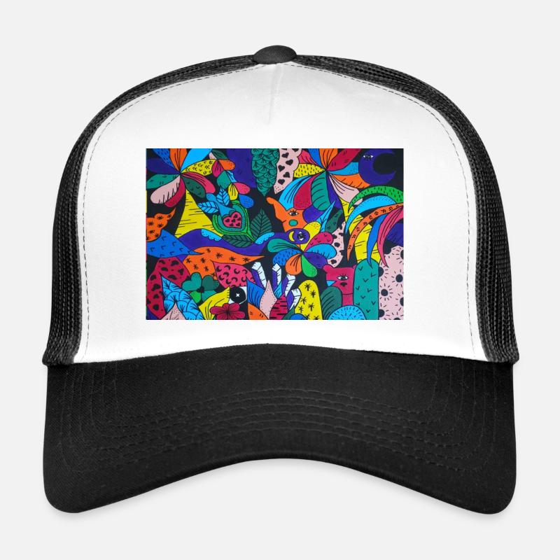 Esoteric Elephant Pop Art Trucker Cap